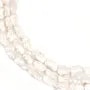 Perle de culture d'eau douce, blanche, keshi, 12-14mm x 38cm