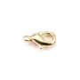 Fermoir mousqueton  sur laiton 7x15mm x 5pcs