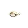 Fermoir mousqueton  sur laiton 7x15mm x 5pcs
