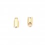 Embout plaqué "flash" or pour fil de 2.0mm x 10pcs