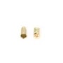 Embouts fermoir pour chaîne à billes 1.5mm plaqué par "flash" or sur laiton x 10pcs