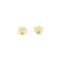 Intercalaire étoile plaquée par "flash" or sur laiton 3x6mm x 10pcs