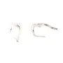 Dormeuse boucle d'oreille support cabochon 7.8mm argent 925 x 2pcs