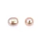 Perle de culture d'eau douce, semi-percée, mauve, poire, 9mm x 2pcs