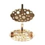 Broche pendentif fleur dorée x 1pc