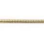 Chaîne serpentine flash or sur laiton 1mm x 1M