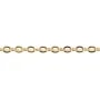 Chain oval stitch golden flash1.7x2.0mm x 1M