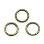 Anneaux rond soudés, métal couleur bronze, 1x8mm environ 50pcs
