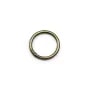 Anneaux rond soudés, métal couleur bronze, 1x8mm environ 50pcs