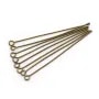Clou en métal, avec une tête en anneau ouvert, 0.6 * 30mm x 200pcs