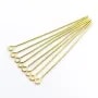 Clou en métal, avec une tête en anneau ouvert, 0.6 * 30mm x 200pcs