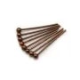 Ball Head pin silver tone x 24mm x 50pcs