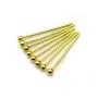 Ball Head pin silver tone x 24mm x 50pcs