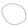 Tour de cou  rigide noir 1.5mm x 1pc