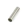 Fermoir pression acier, forme de tube, pour cordon de 5mm, 25x6mm x 2pcs