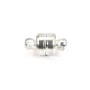 Fermoir aimanté 6mm argenté vielli x 10pcs