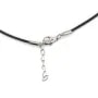 Stiff half choker with stainless steel screw, 45cm x 1pc