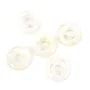Donut Nacre Blanc 20mm x 1pc