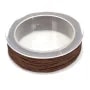 Fil polyester marron 1.50 mm x 15 m