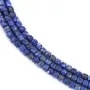 Multicolored tourmaline, in round and flat faceted shape, 4mm x 40cm