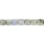 Labradorite grise en forme de carré 6mm x 39cm