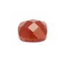 Cabochon cornaline  carre facette  14mm x 1pc