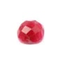 Cabochon sillimanite teinté carré facette 10mm x 1pc