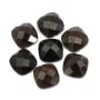 Cabochon quartz fume carre facette  14mm x 1pc