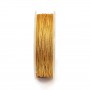 Fil polyester doré 0.6mm x 10m