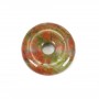 Donut Unakite 14mm x 1pc