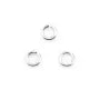 Anneaux ouvert rond 3x0.5mm x 50pcs
