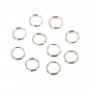 Anelli doppi tondi 6x0,6mm 304 in acciaio inox x 100pz