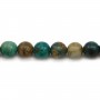 Chrysocolle, of round face shape, a size of 3mm x 40cm