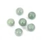 Jade nature semi-percé rond 10mm  x 2pcs