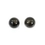 Smoking quartz half-drilled 10mm x 2pcs
