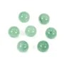 Aventurine verte, semi-percé d'un coté, ronde 10mm x 2pcs