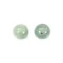 Jade nature semi-percé rond 6mm x 4pcs