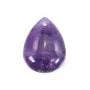 Améthyste Goutte Plate 12.5x17.5mm x 1PC