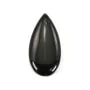 Pendentif agate noir goutte 15x30mm x 1pc