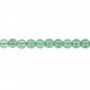 Aventurine verte, de forme ronde, de taille 2mm x 40cm