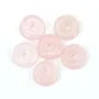 Donut en quartz rose 30mmx6mmx4.8mm