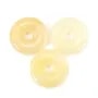 Donut  jade jaune 30mmx6mmx4.8mm