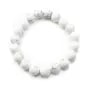 Bracelet howlite ronde 10mm