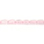 Quartz rose goutte 5x8mm x 40cm