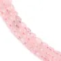 Quartz rose goutte 5x8mm x 40cm