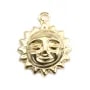 Breloque soleil 8mm gold filled 14 carats x 2pcs