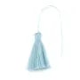 Pompon en coton bleu ciel 30mm x 1pc