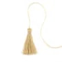 Pompon en coton beige 30mm x 1pc