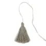 Pompon en coton gris 30mm x 1pc