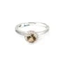 Bague tourmaline en argent 925 rhodié x 1pc